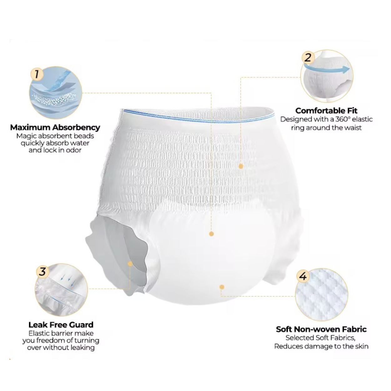 Kimlead Disposable Pull Up Diaper